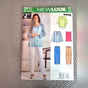 New Look Sewing Pattern 6292 Misses Tunic or Top and Pull-on Pants